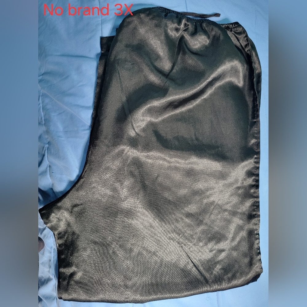 Satin Black Pajama Pant